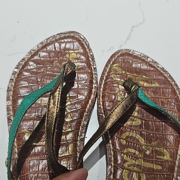 Sam Edelman Leather Sandals Size 7 - Picture 1 of 5